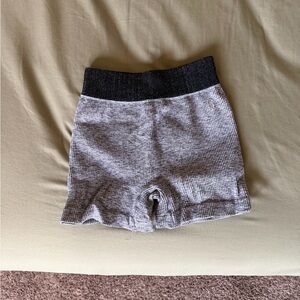 FP Movement by Free People Black and Gray Bike Shorts